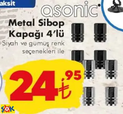 METAL SİBOP KAPAĞI 4'LÜ METAL SİBOP KAPAĞI 4'LÜ